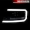 Spec-D Tuning 2004-2008 FORD F150 PROJECTOR HEADLIGHTS WITH LED BAR, PK  2 2LHP-F15004BK-G2-TM - alternate 2